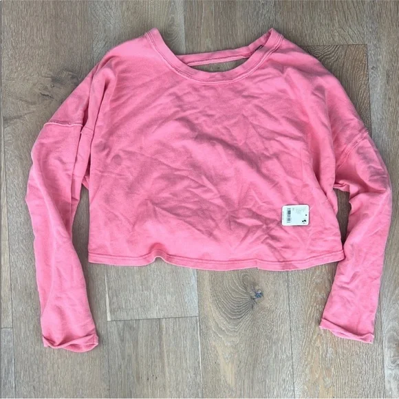 NWT Free People See You Tonight Pullover Camellia Pink Rose - Picture 4 of 6